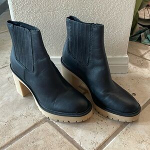 Dolce Vita weatherproof leather heeled booties